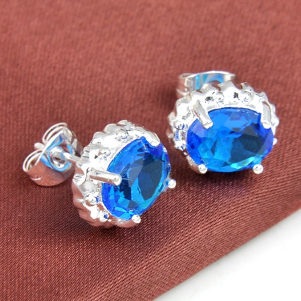 -2pairs / lot lucky shine classic oval swiss blue z 925 sterling silver stud earrings
-2pairs / lot lucky shine classic oval swiss blue z 925 sterling silver stud earrings