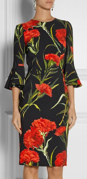 new women romantic flower print dress elegant flare sleeve o-neck sheath party dresses a5057, White;black
new women romantic flower print dress elegant flare sleeve o-neck sheath party dresses a5057, White;black