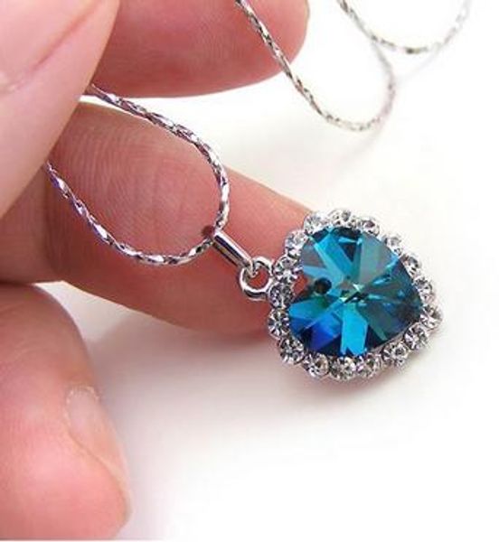 classic sky heart diamon necklace in movie titanic, noble and beautiful, and high quality, Silver
classic sky heart diamon necklace in movie titanic, noble and beautiful, and high quality, Silver