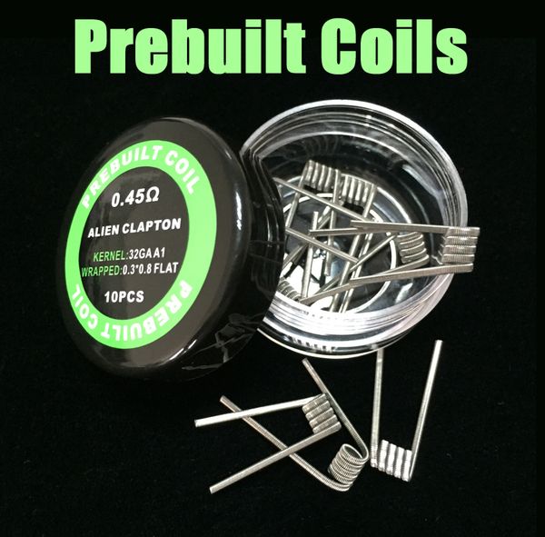 RDA Prebuilt катушки нагревательные провода для электронных сигарет Premade Core Clapton Twisted Alien для различных требований сопротивления DIY катушки
RDA Prebuilt катушки нагревательные провода для электронных сигарет Premade Core Clapton Twisted Alien для различных требований сопротивления DIY катушки