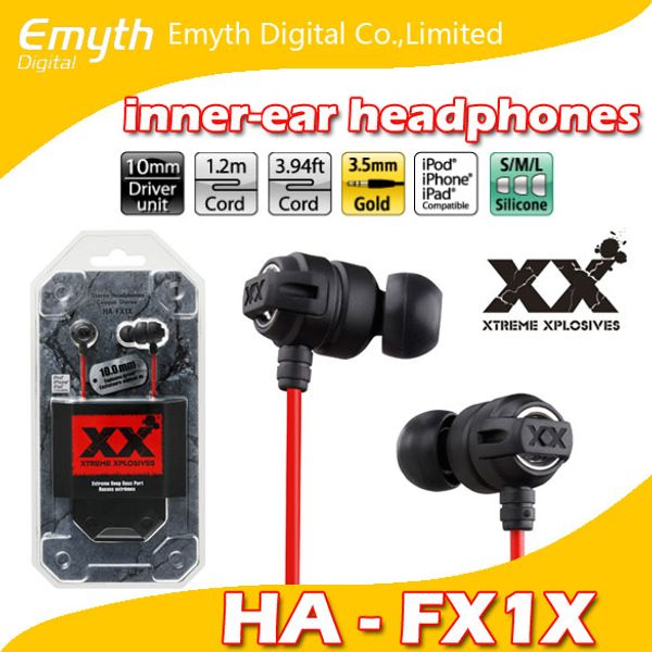 Ha fx1x hifi ba in ear xtreme xplo iv tereo headphone ca que tereo earphone for iphone ipad ipod with retail package Ha fx1x hifi ba in ear xtreme xplo iv tereo headphone ca que tereo earphone for iphone ipad ipod with retail package