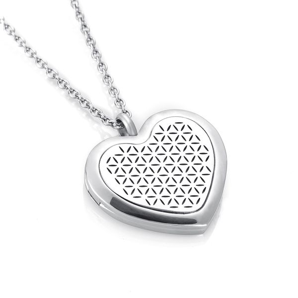 30mm magnetic 316l stainless steel romantic flower perfume locket necklace aromatherapy essential oil diffuser locket, Silver
30mm magnetic 316l stainless steel romantic flower perfume locket necklace aromatherapy essential oil diffuser locket, Silver