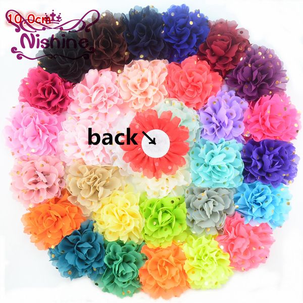 chic 10.0cm large gold polka dotted fabric chiffon flower flat back headband floral hair embellishment, Slivery;white
chic 10.0cm large gold polka dotted fabric chiffon flower flat back headband floral hair embellishment, Slivery;white