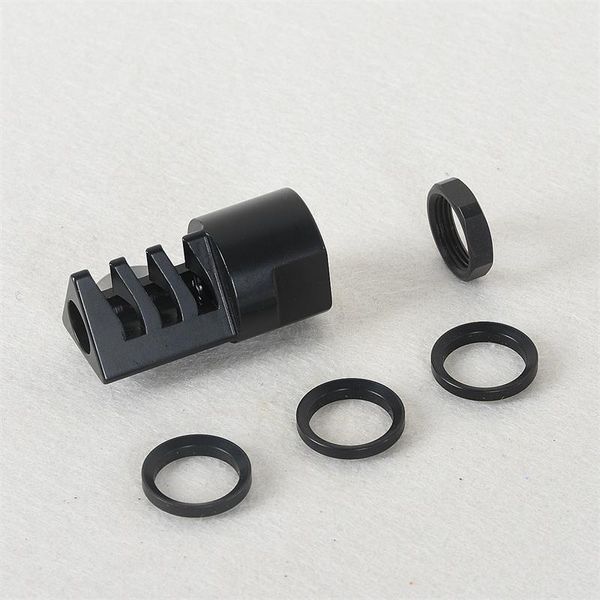 

308/7.62 competition muzzle brake 5/8"x24 tpi thread with crush washer and jam nut