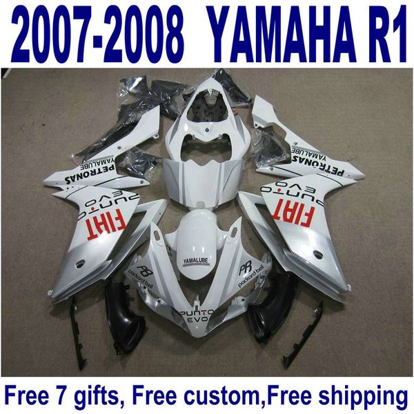 abs fairing kit for yamaha yzf r1 2007 2008 silver white black fairings set yzf-r1 07 08 yq44
abs fairing kit for yamaha yzf r1 2007 2008 silver white black fairings set yzf-r1 07 08 yq44