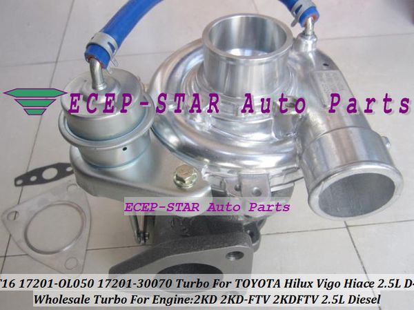 ct16 17201-ol050 17201-30070 17201 30070 turbo turbine turbocharger for toyota hilux vigo hiace d4d 2kd 2kd-ftv 2kdftv 2.5l d oil cooled
ct16 17201-ol050 17201-30070 17201 30070 turbo turbine turbocharger for toyota hilux vigo hiace d4d 2kd 2kd-ftv 2kdftv 2.5l d oil cooled