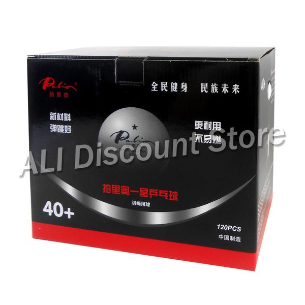 wholesale- 120 pcs palio 1 star 1-star 40+ new materials white training table tennis balls
wholesale- 120 pcs palio 1 star 1-star 40+ new materials white training table tennis balls