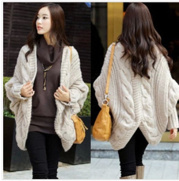 wholesale- long cardigans sweater women promotion winter women sweaters colorful bat knitted cardigan and dress no.330, White;black
wholesale- long cardigans sweater women promotion winter women sweaters colorful bat knitted cardigan and dress no.330, White;black