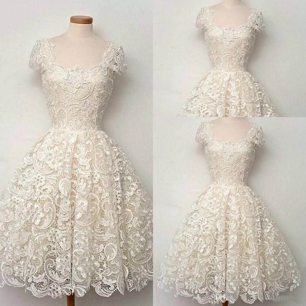 custom made square neck cap sleeve a-line short wedding dresses ivory or white 1950s party prom dress lace homecoming gowns exquisite
custom made square neck cap sleeve a-line short wedding dresses ivory or white 1950s party prom dress lace homecoming gowns exquisite
