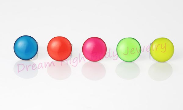 neon ear stud cool men's stainless steel round earrings ear stud 5 colors available 10mm ball pin children jewelry noctilucent punk jew, Golden;silver
neon ear stud cool men's stainless steel round earrings ear stud 5 colors available 10mm ball pin children jewelry noctilucent punk jew, Golden;silver