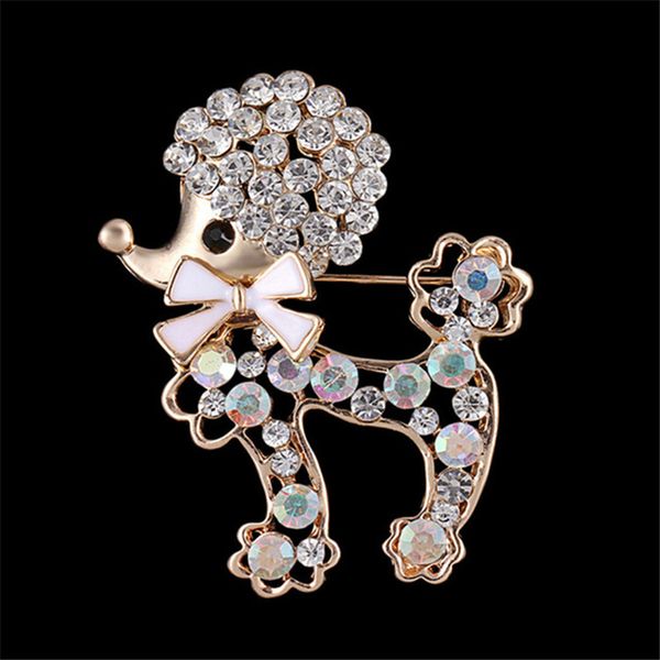 rhinestone dog brooches lovely puppy pin animal brooch pin women's garment accessories, Gray
rhinestone dog brooches lovely puppy pin animal brooch pin women's garment accessories, Gray