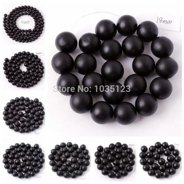 wholesale-4.6.8.10.12.14.16.18mm frosted round shape black agate onyx loose beads strand 15" jewellery making wj55, Silver
wholesale-4.6.8.10.12.14.16.18mm frosted round shape black agate onyx loose beads strand 15" jewellery making wj55, Silver