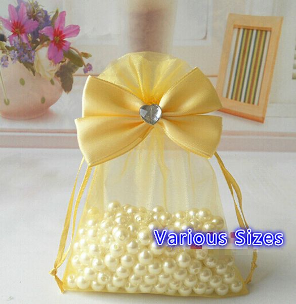 100pcs organza bags with crystal heart bowknot business promotional packaging bag sachet candy beads christmas gift bags, Pink;blue
100pcs organza bags with crystal heart bowknot business promotional packaging bag sachet candy beads christmas gift bags, Pink;blue