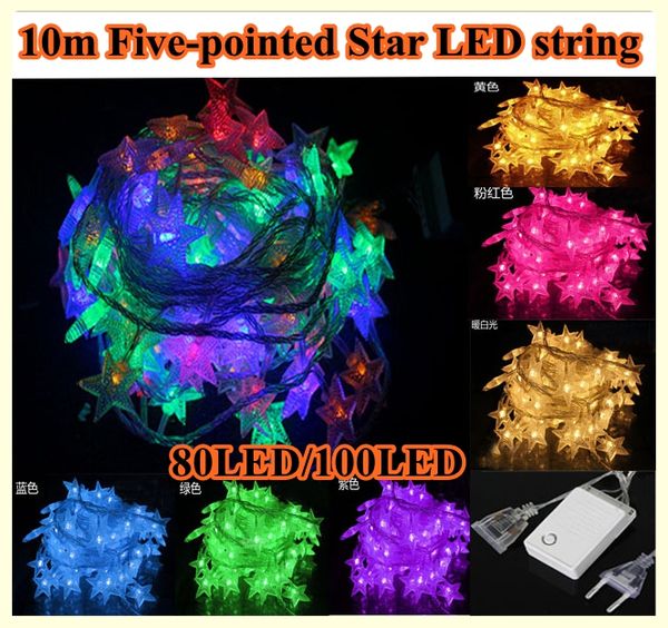 10 м 80 / 100led многоцветные строки пятиконечная звезда рождественские украшения открытый светодиодные огни строки сша ес вилка 110 в 220 в
10 м 80 / 100led многоцветные строки пятиконечная звезда рождественские украшения открытый светодиодные огни строки сша ес вилка 110 в 220 в