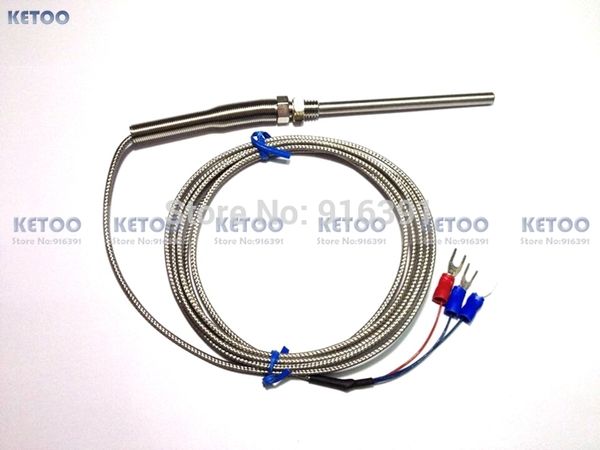 wholesale-new pt100 probe 2m rtd cable stainless probe 100mm 2 wires temperature sensor -50 c to + 400 c
wholesale-new pt100 probe 2m rtd cable stainless probe 100mm 2 wires temperature sensor -50 c to + 400 c