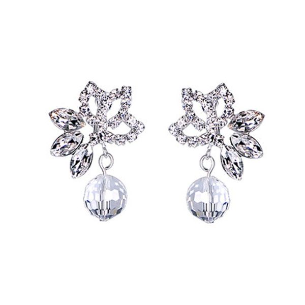 cz diamond crystal bead ball wedding earrings fashion shining pageant jewelry stud earring or earclip beautiful eardrop cheap, White
cz diamond crystal bead ball wedding earrings fashion shining pageant jewelry stud earring or earclip beautiful eardrop cheap, White