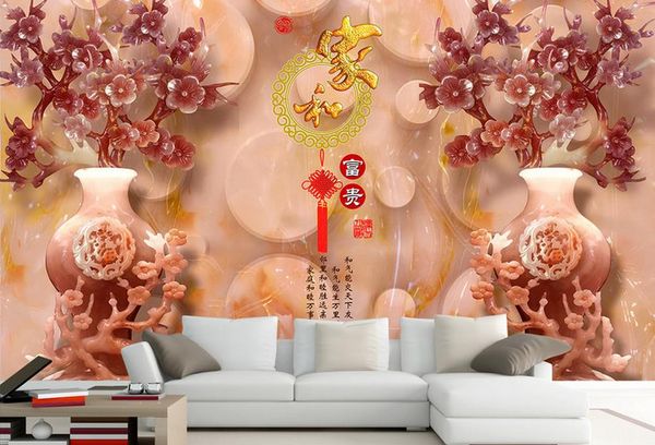 3d space wallpaper jade carved vase plum home and rich blessing wallpaper walls
3d space wallpaper jade carved vase plum home and rich blessing wallpaper walls