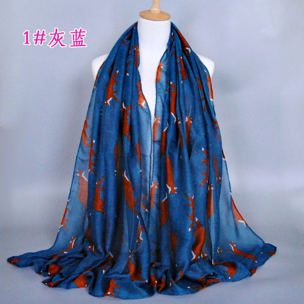 wholesale-2015 new bali yarn scarves animal printed selling fox pattern baotou scarf, Blue;gray
wholesale-2015 new bali yarn scarves animal printed selling fox pattern baotou scarf, Blue;gray