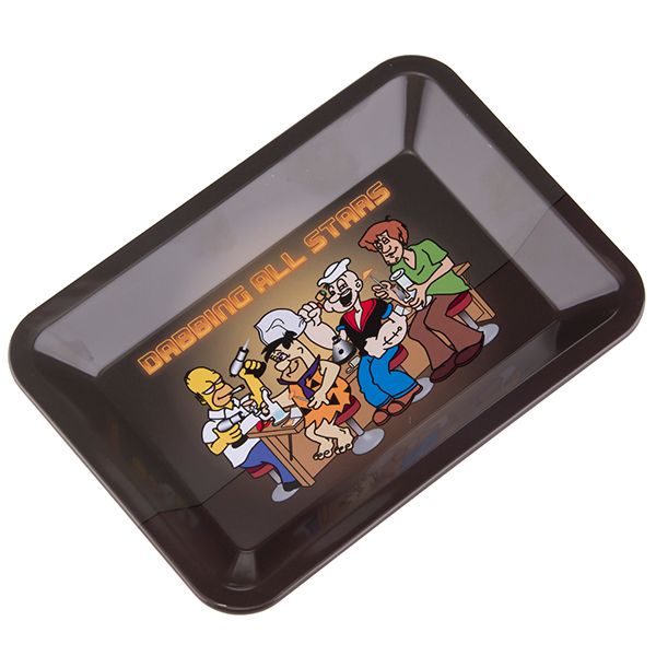 

Подвижной лоток Dabbing All star Trays SmallБольшой размер 18см * 12,5см * 1,3см 27см * 17,5см * 2,3см Металлический табак из латуни Травяной манипулятор