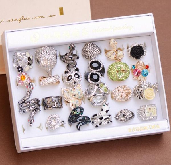 24pcs/lot mix style size crystal fashion rings for jewelry gift craft ring ri40, Golden;silver
24pcs/lot mix style size crystal fashion rings for jewelry gift craft ring ri40, Golden;silver