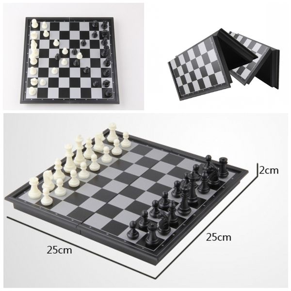 chic kid's gift folding champions chess set 2 in 1 travel magnetic chess and checkers set 9.84" d714j
chic kid's gift folding champions chess set 2 in 1 travel magnetic chess and checkers set 9.84" d714j