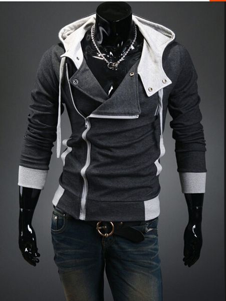 2015 new special wholesale coat korean men hooded sweater coat slim men oblique zipper cardigan sweater decorated 6 colors #22, Black
2015 new special wholesale coat korean men hooded sweater coat slim men oblique zipper cardigan sweater decorated 6 colors #22, Black