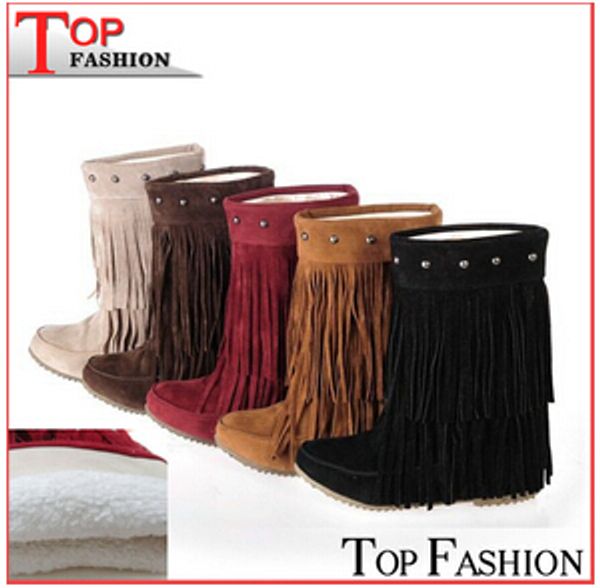 2014 women 039 3 layer fringe ta el flat heel boot zapato decoration mid calf louch hoe plu ize34 43 bota zapato ra631
2014 women 039 3 layer fringe ta el flat heel boot zapato decoration mid calf louch hoe plu ize34 43 bota zapato ra631