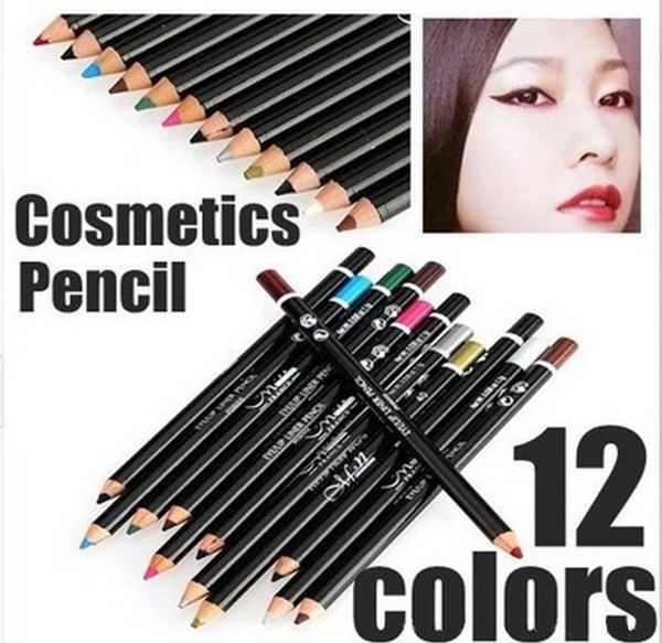 m.n 12 colors eyes makeup eyeliner pencil lip liner waterproof beauty colorful pen 1.1g
m.n 12 colors eyes makeup eyeliner pencil lip liner waterproof beauty colorful pen 1.1g