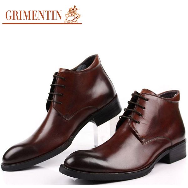 Grimentin brand men boot genuine leather black brown office ankle men dre boot italian fa hion fomale bu ine men hoe
Grimentin brand men boot genuine leather black brown office ankle men dre boot italian fa hion fomale bu ine men hoe