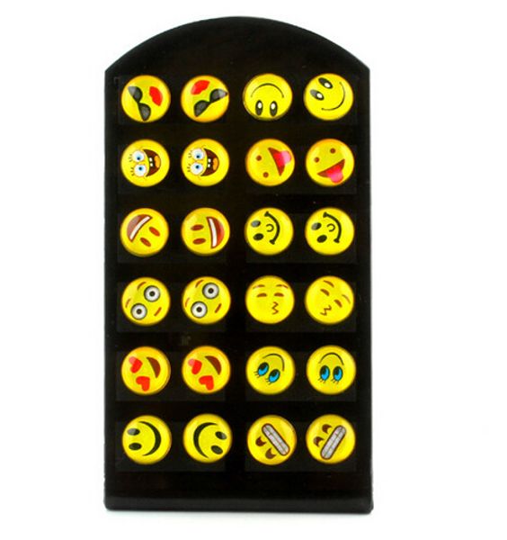 4 styles 12 pairs/card 2018 fashion yellow funny face emoji stud earrings for children's cute gift statement earring jewelry dhl d348s, Golden;silver
4 styles 12 pairs/card 2018 fashion yellow funny face emoji stud earrings for children's cute gift statement earring jewelry dhl d348s, Golden;silver