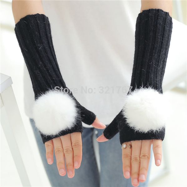 wholesale-3 pairs hand knitted mitten half fingers warmer long gloves women arm warmers with fur ball, Blue;gray
wholesale-3 pairs hand knitted mitten half fingers warmer long gloves women arm warmers with fur ball, Blue;gray