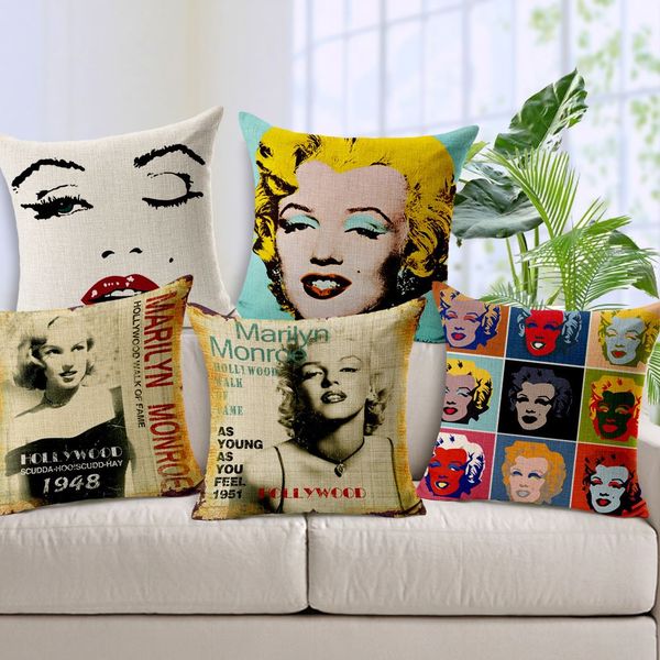 hollywood star marilyn monroe pillow cover cotton linen cushion cover square pillowcase classical europe retro pillow case
hollywood star marilyn monroe pillow cover cotton linen cushion cover square pillowcase classical europe retro pillow case