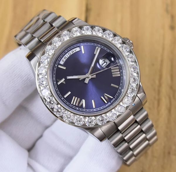 factory supplier president 41mm day-date 18038 diamond blue watch green dial steel mens casual watch automatic mechanical men's wristwa, Slivery;brown
factory supplier president 41mm day-date 18038 diamond blue watch green dial steel mens casual watch automatic mechanical men's wristwa, Slivery;brown