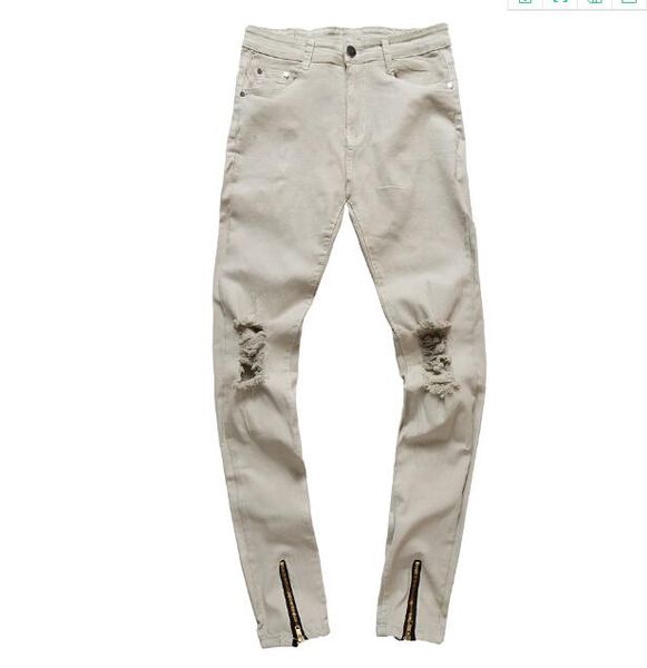 mens ripped holes jeans motorcycle biker denim for men brand designer hip hop clothing, Blue
mens ripped holes jeans motorcycle biker denim for men brand designer hip hop clothing, Blue