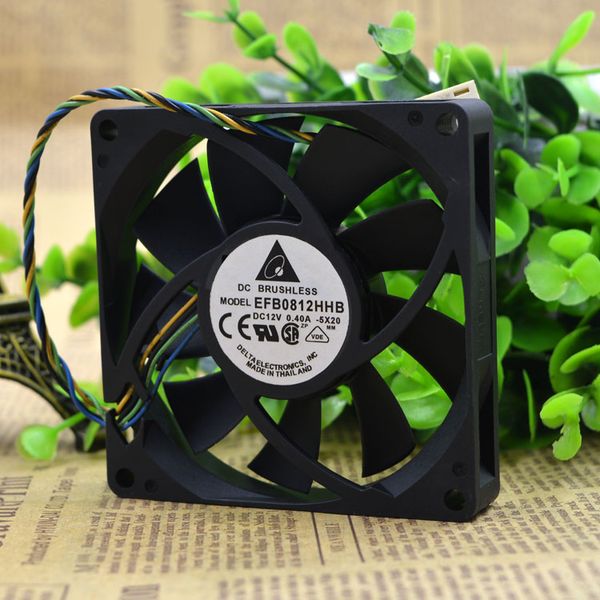 efb0812hhb delta 8cm 80mm 8*8*1.5cm 80*80*15mm 8015 12v 0.4a four-wire pwm fan
efb0812hhb delta 8cm 80mm 8*8*1.5cm 80*80*15mm 8015 12v 0.4a four-wire pwm fan