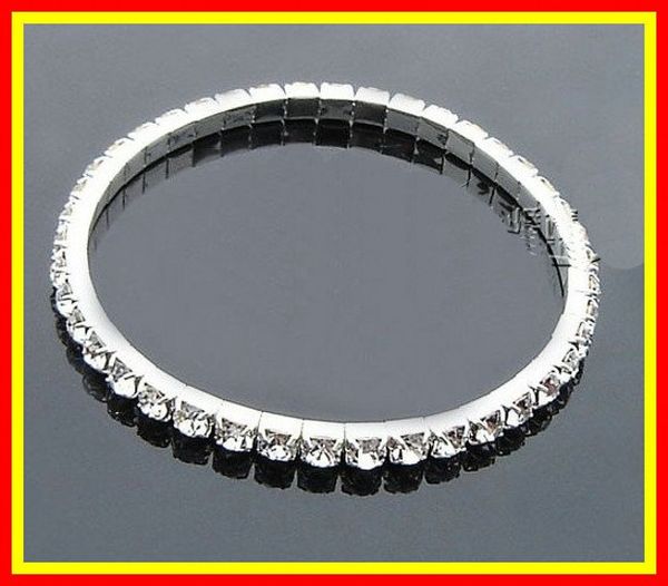2015 Cheap In Stock Silver Rhinestone 1 Row Stretch Bangle Junior Prom Homecoming Wedding Party Jewelry Bracelet Bridal Accessories 15-005
2015 Cheap In Stock Silver Rhinestone 1 Row Stretch Bangle Junior Prom Homecoming Wedding Party Jewelry Bracelet Bridal Accessories 15-005