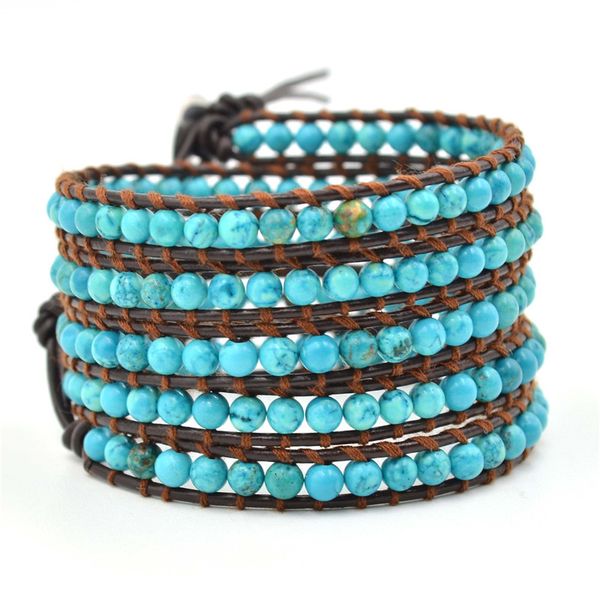 european and american sell style genuine leather woven natural hoard of 4 mm multilayer wrap bracelet, Black
european and american sell style genuine leather woven natural hoard of 4 mm multilayer wrap bracelet, Black