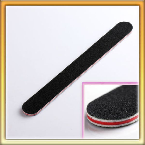 wholesale-40pcs double-side nail file black straight nail file with red sponge wholesale
wholesale-40pcs double-side nail file black straight nail file with red sponge wholesale