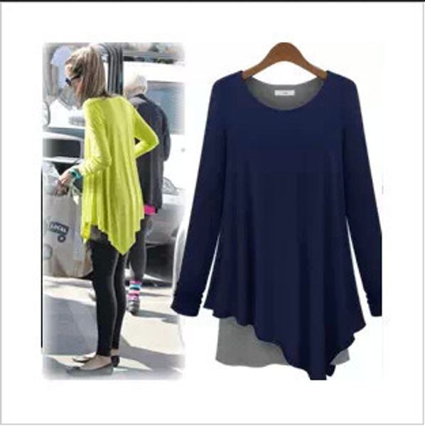 winter new 2014 star irregular false two piece set loose and long sleeve fresh women fashion blouse shirt, White
winter new 2014 star irregular false two piece set loose and long sleeve fresh women fashion blouse shirt, White