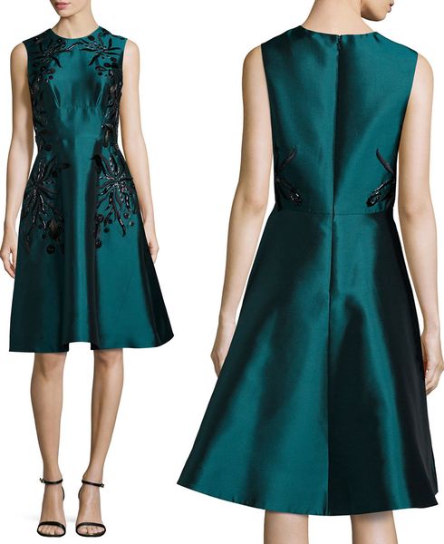 luxury women embroidery a-line dress fashion beaded round neck dresses 15105811, Black;gray
luxury women embroidery a-line dress fashion beaded round neck dresses 15105811, Black;gray