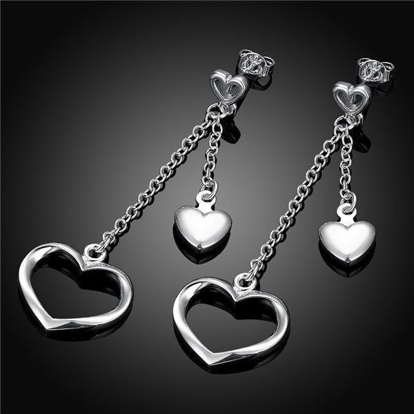 Brand new sterling silver Straight heart-shaped earrings DFMSE651,women's 925 silver Dangle Chandelier earrings 10 pair a lot factory direct
Brand new sterling silver Straight heart-shaped earrings DFMSE651,women's 925 silver Dangle Chandelier earrings 10 pair a lot factory direct