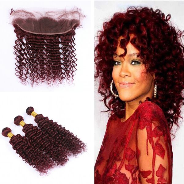 Brazilian virgin human hair 99j deep wave 3 bundle with 13x4 frontal burgundy deep curly ear to ear frontal with 99j hair exten ion
Brazilian virgin human hair 99j deep wave 3 bundle with 13x4 frontal burgundy deep curly ear to ear frontal with 99j hair exten ion