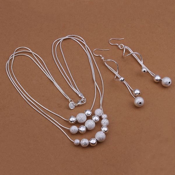 high grade 925 sterling silver sand light bead necklace earrings piece jewelry sets dfmss423 brand new factory direct sale wedding
high grade 925 sterling silver sand light bead necklace earrings piece jewelry sets dfmss423 brand new factory direct sale wedding