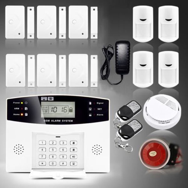 safearmed tm sf-9908lcd 2016 new wireless lcd gsm intelligent home security diy burglar house fire alarm system with smoke alarm usa
safearmed tm sf-9908lcd 2016 new wireless lcd gsm intelligent home security diy burglar house fire alarm system with smoke alarm usa