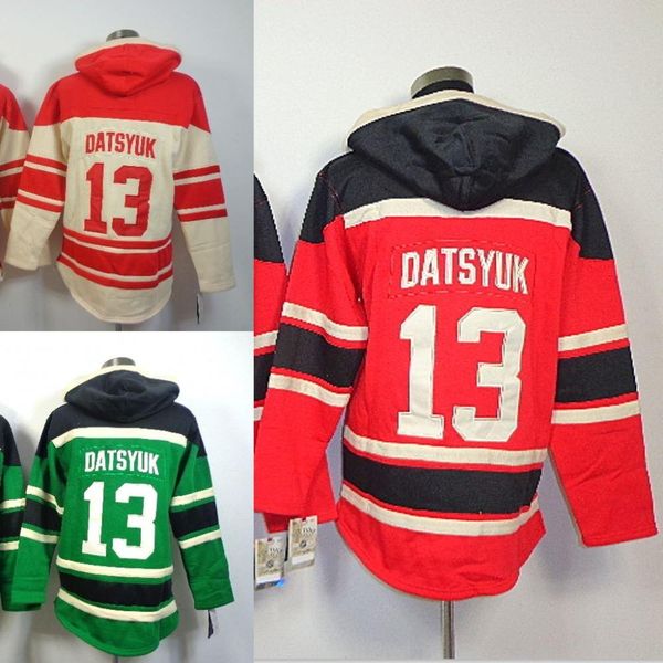 2016, 2015 authentic #13 pavel datsyuk old time detroit hockey hoodie jersey sweatshirt jerseys, stitched size s-3xl for sal, Black;red
2016, 2015 authentic #13 pavel datsyuk old time detroit hockey hoodie jersey sweatshirt jerseys, stitched size s-3xl for sal, Black;red