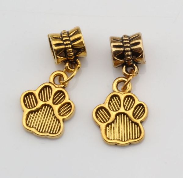 100pcs antique gold tone paw print charm dangle beads fit charm bracelets diy jewelry 12x27mm, Bronze;silver
100pcs antique gold tone paw print charm dangle beads fit charm bracelets diy jewelry 12x27mm, Bronze;silver
