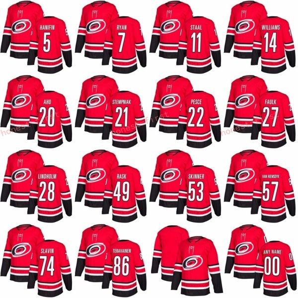 2018 Carolina Hurricanes Jerseys Ice 20 Sebastian Aho 74 Jaccob Slavin 28 Elias Lindholm 86 Teuvo Teravainen 49 Victor Rask Red Stitched
2018 Carolina Hurricanes Jerseys Ice 20 Sebastian Aho 74 Jaccob Slavin 28 Elias Lindholm 86 Teuvo Teravainen 49 Victor Rask Red Stitched