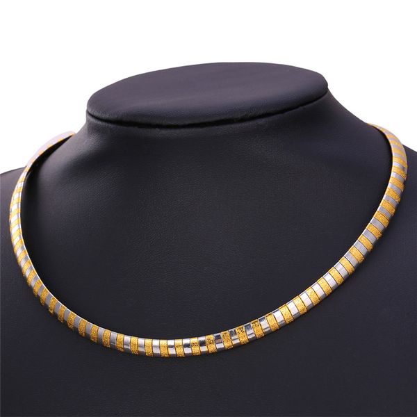 stainless steel collar necklace for women or men 18k gold plated fancy snake choker necklace, Black
stainless steel collar necklace for women or men 18k gold plated fancy snake choker necklace, Black