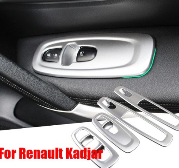 for renault kadjar 2016 2017 abs chrome trim chromium styling car window lifter covers interior decoration auto accessories
for renault kadjar 2016 2017 abs chrome trim chromium styling car window lifter covers interior decoration auto accessories