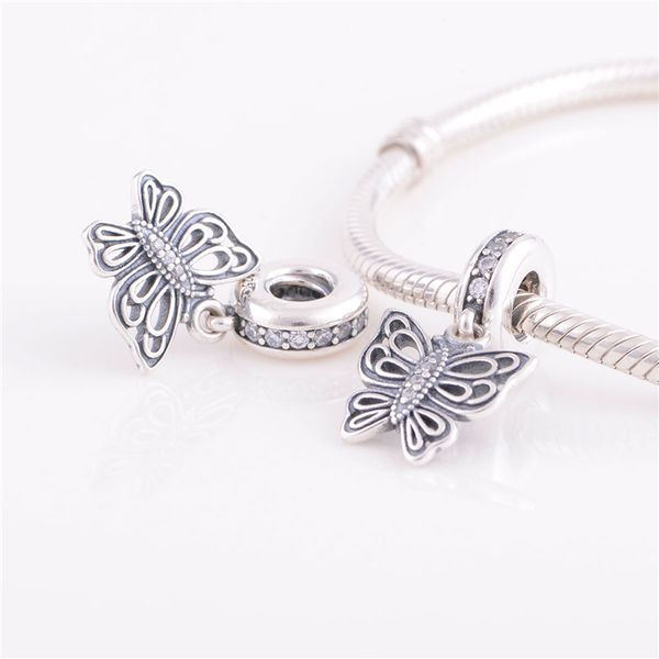 925 ale sterling silver pandora bracelets beads jewelry butterfly dangle pendant crystal bead charm ,fit european charm bracelet for women, Black
925 ale sterling silver pandora bracelets beads jewelry butterfly dangle pendant crystal bead charm ,fit european charm bracelet for women, Black